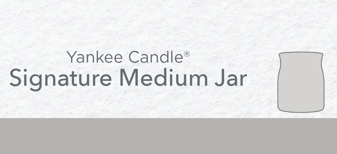 Signature Medium Yankee Candle Jar