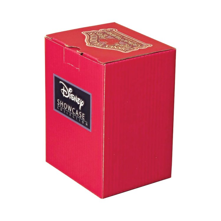 Red presentation box with Disney Showcase Collection logo on a white background