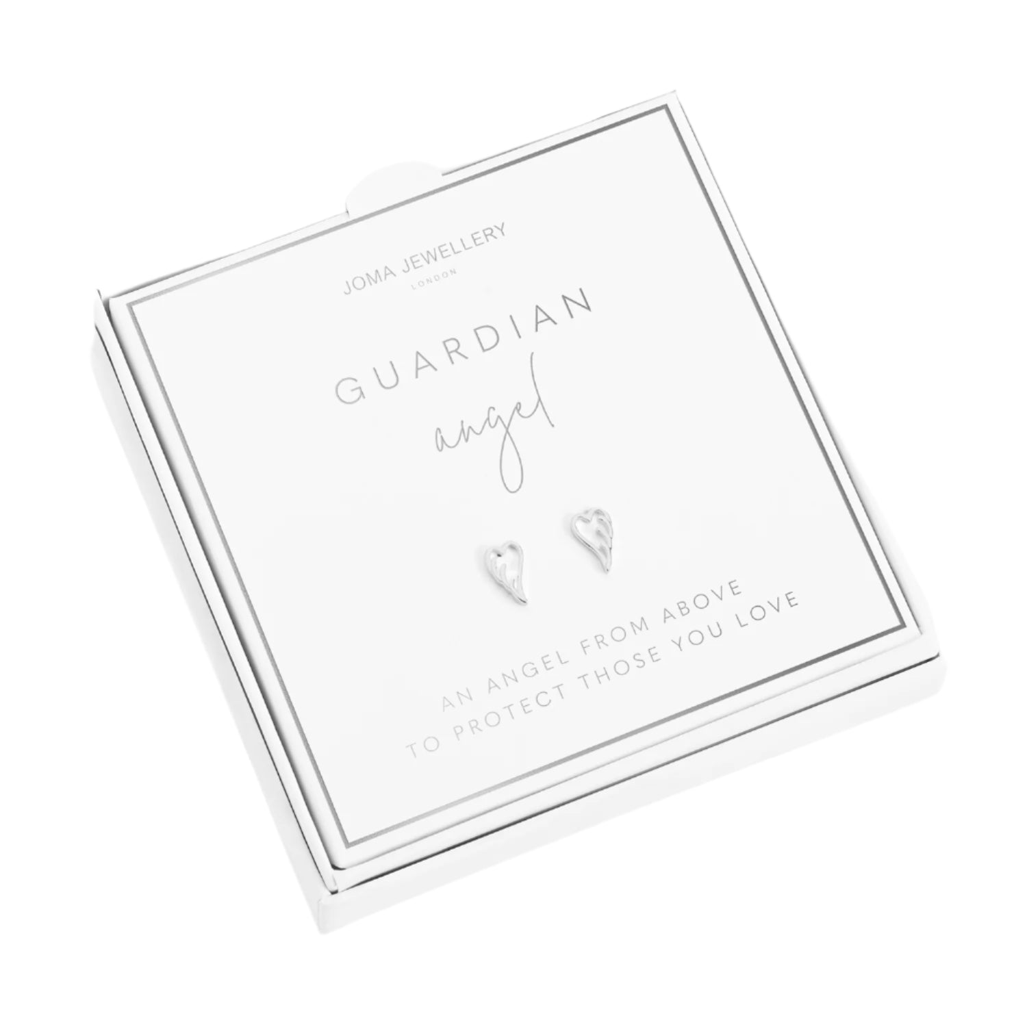 Joma Jewellery Guardian Angel Boxed Stud Earrings