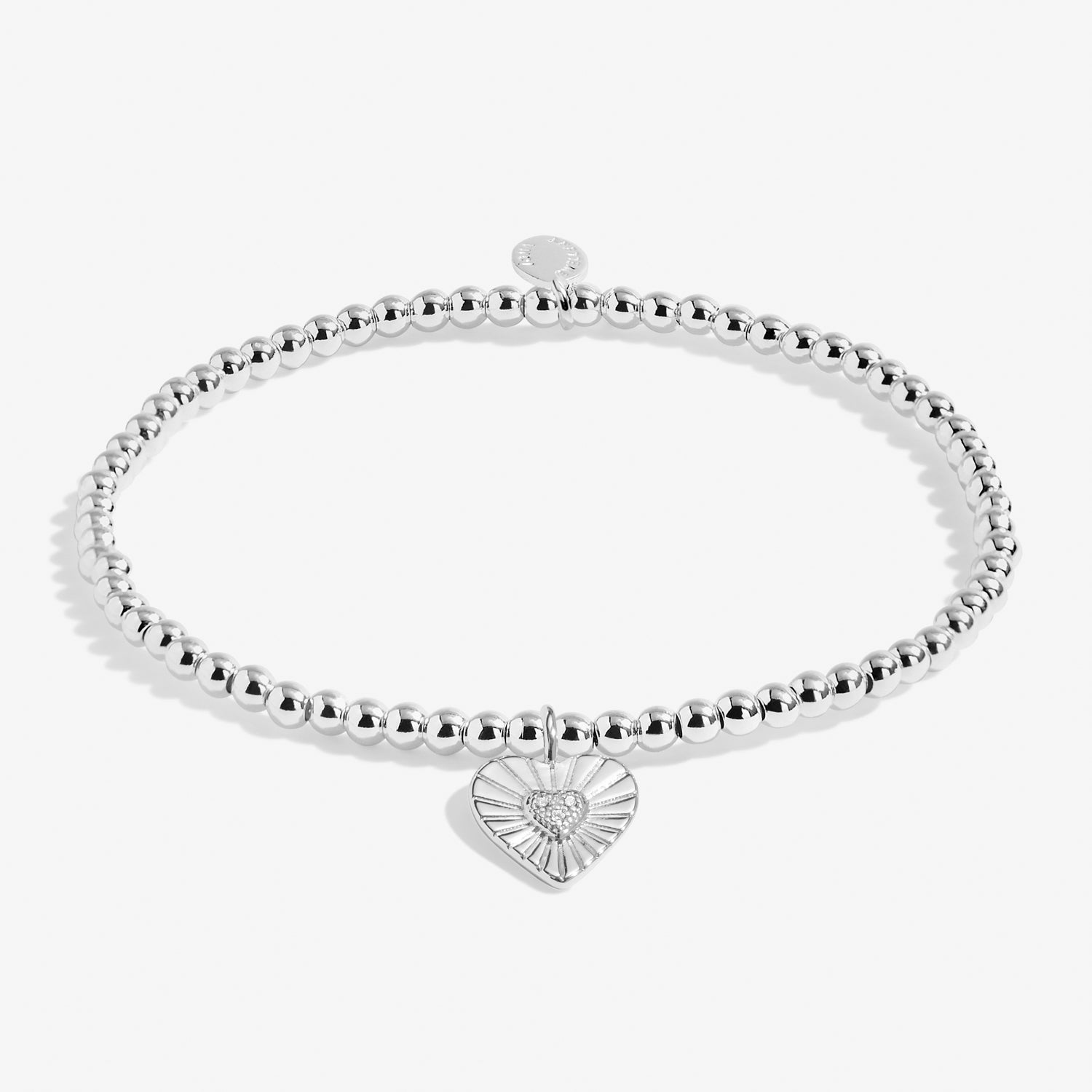 Joma Jewellery A Little | Positivity | Silver Plated | Bracelet | 17.5cm Stretch