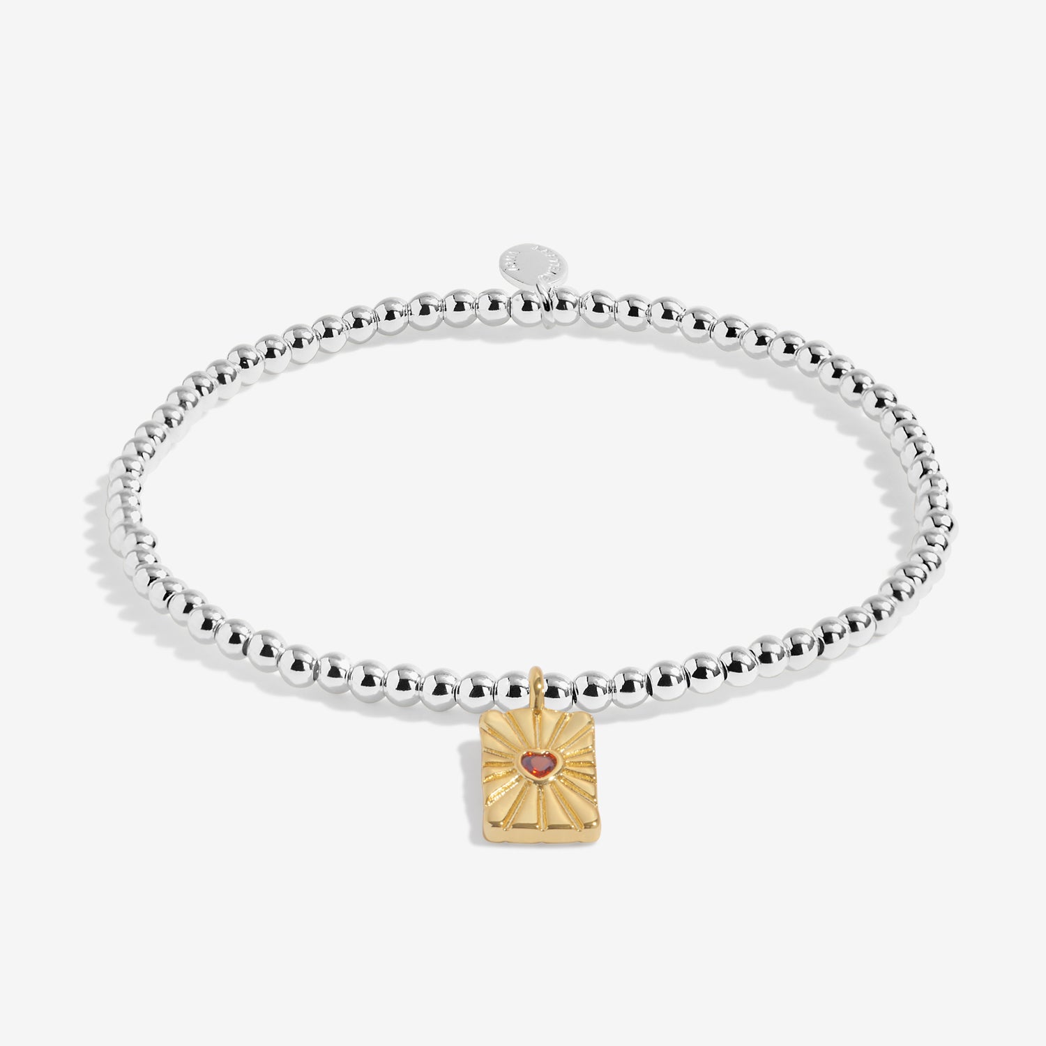 Joma Jewellery A Little | Everything Happens For A Reason | Silver & Gold Plated | Bracelet | 17.5cm Stretch