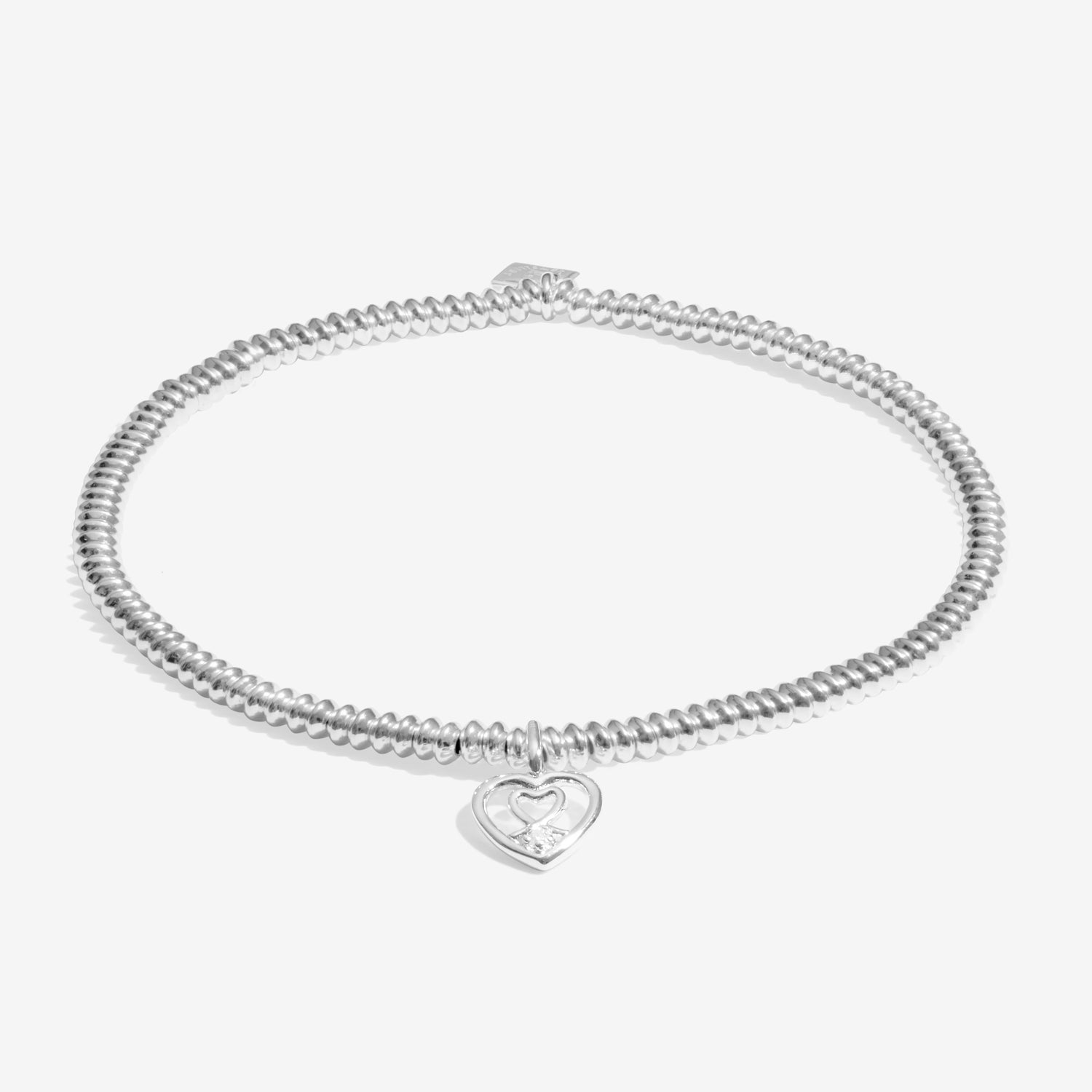 Joma Jewellery Laboratory Grown Diamond A Little | Wonderful Daughter | Silver Plated | Bracelet | 17.5cm Stretch