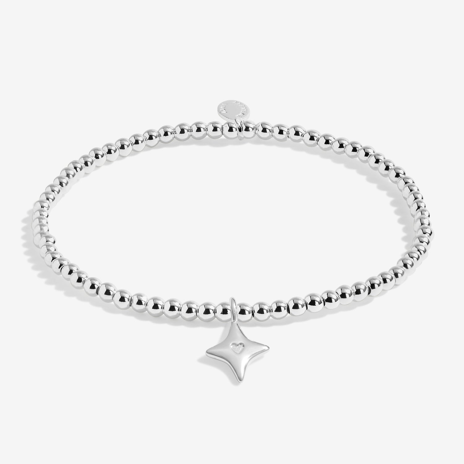 Joma Jewellery Bauble Jewellery Box | Wish | Silver Plated | Bracelet | 17.5cm Stretch