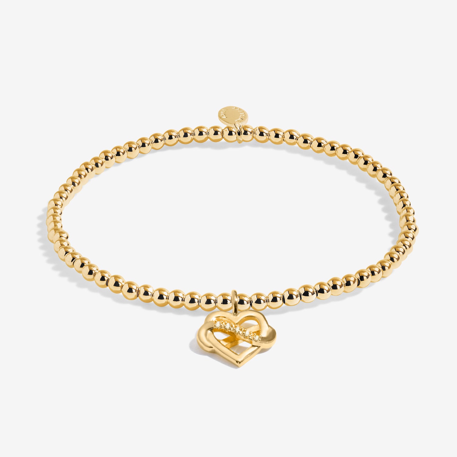 Joma Jewellery Gold A Little | Family Is A Gift That Lasts Forever | Gold Plated | Bracelet | 17.5cm Stretch