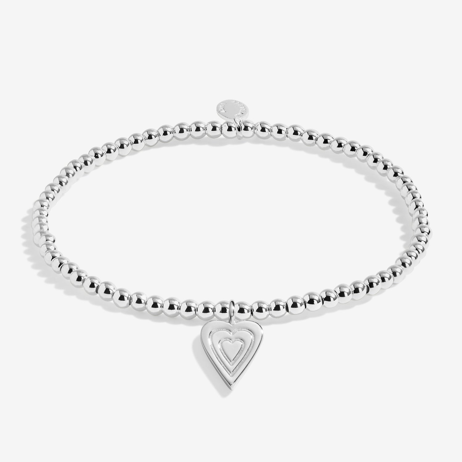 Joma Jewellery Christmas Cracker | With Love | Silver Plated | Bracelet | 17.5cm Stretch