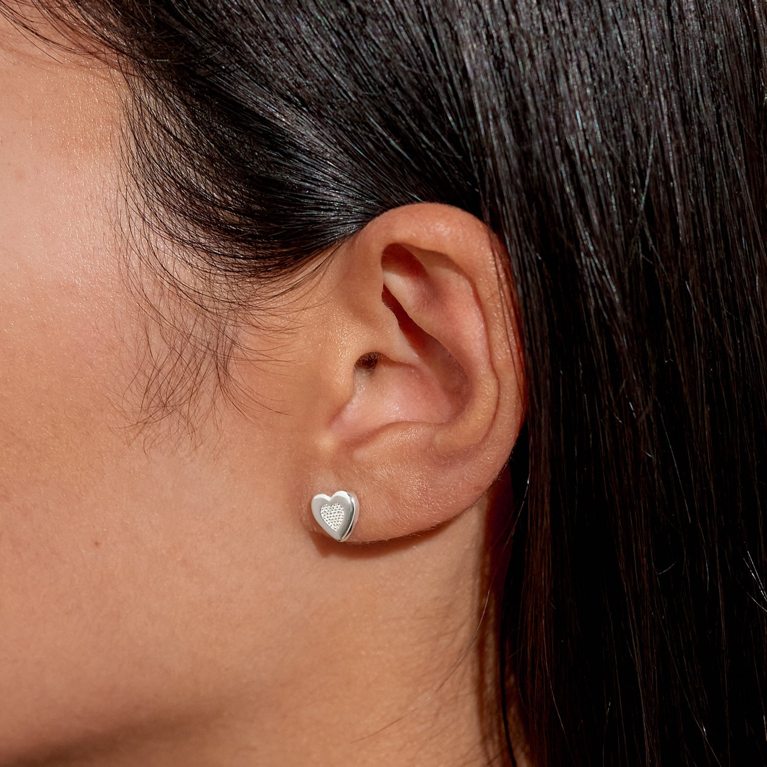 Joma Jewellery Earring Bauble | With Love | Silver Plated | Stud Earrings