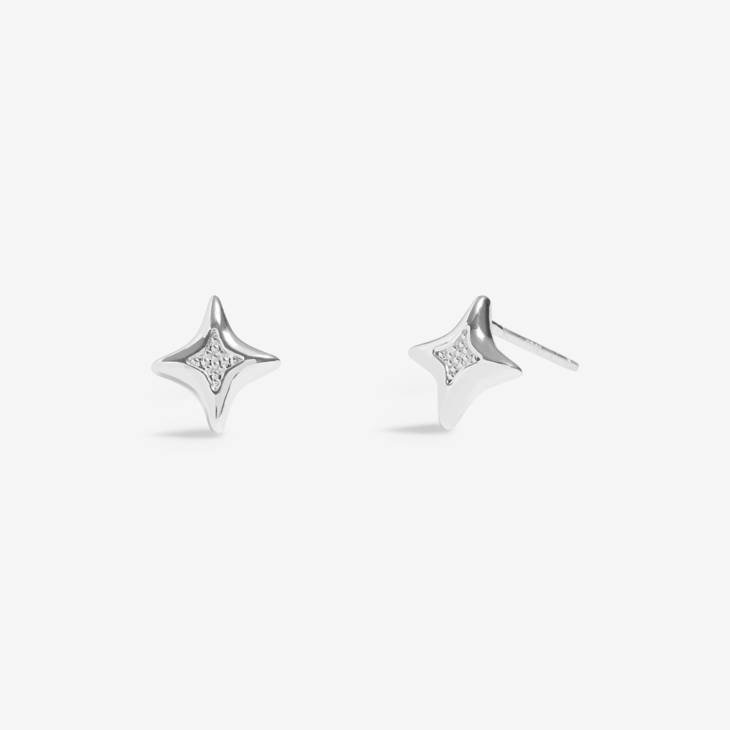 Joma Jewellery Earring Bauble | Christmas Wishes | Silver Plated | Stud Earrings