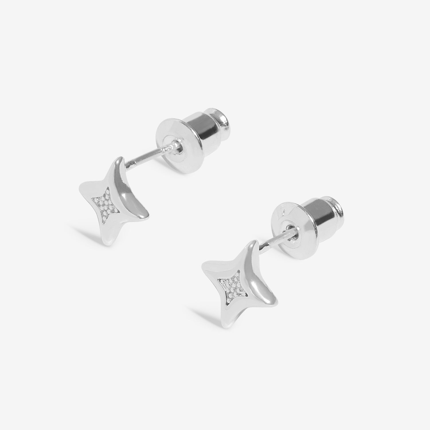 Joma Jewellery Earring Bauble | Christmas Wishes | Silver Plated | Stud Earrings