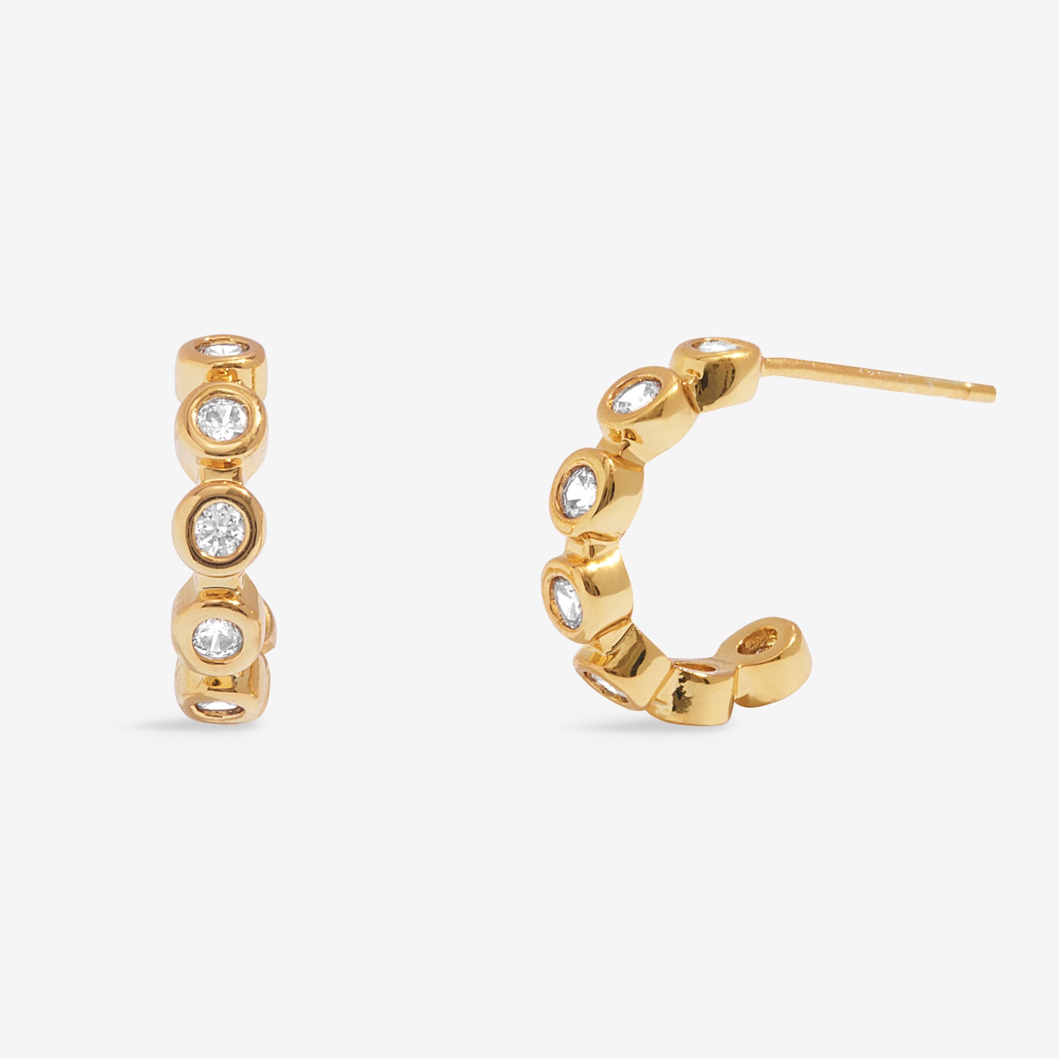 Joma Jewellery Soul Shine Stack | Bows | Gold Plated | Set Of 2 Earrings