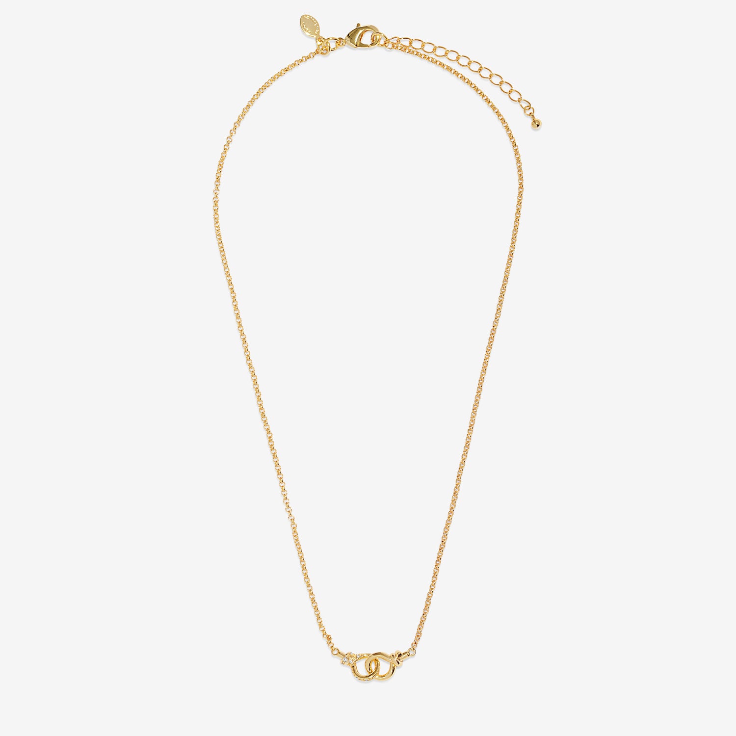 Joma Jewellery Evermore | Linked Knot | Gold Plated | Necklace | 40cm + 5cm Extender