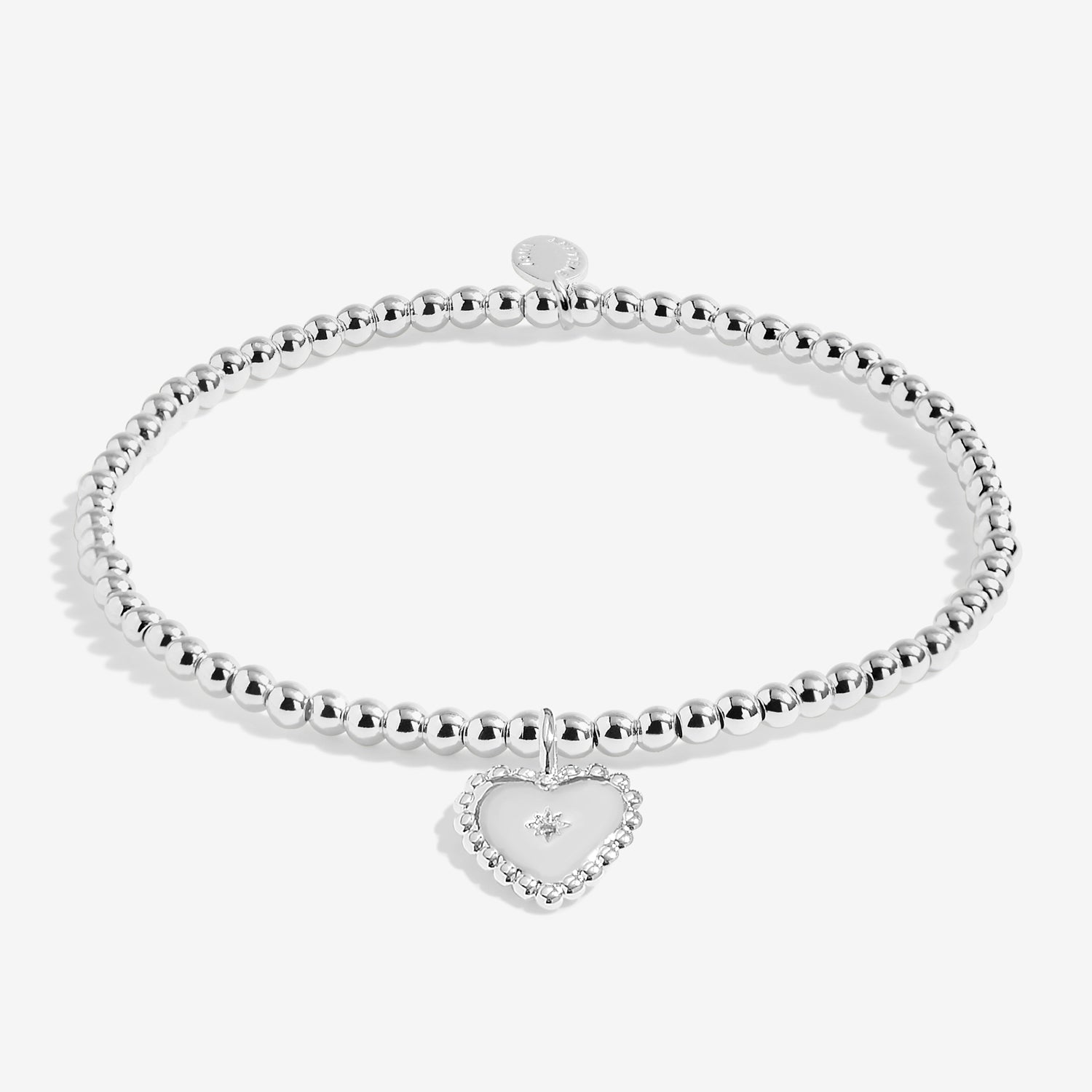 Joma Jewellery Kids' | Love From Santa | Merry Christmas Granddaughter | Silver Plated | Bracelet | 15.5cm Stretch