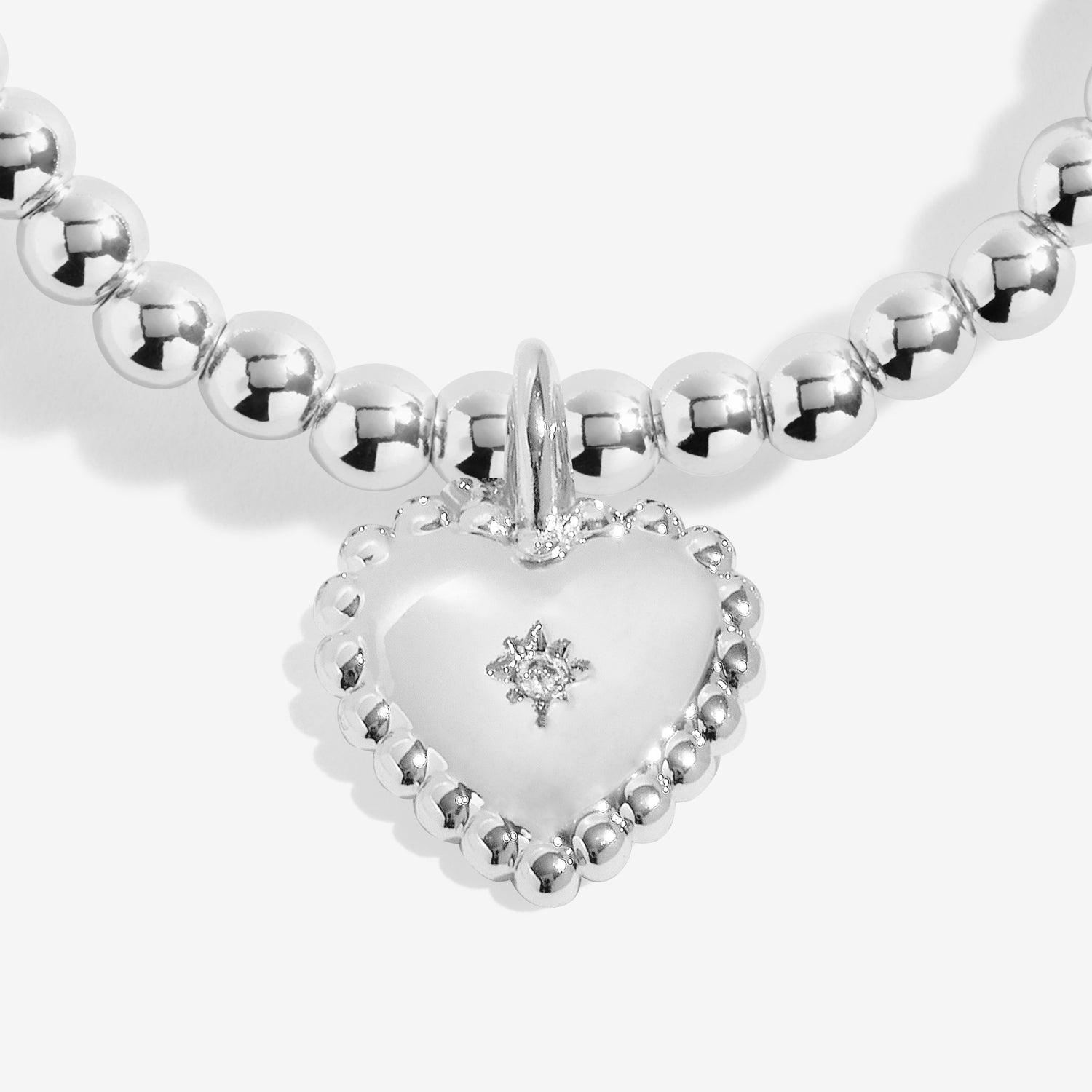 Joma Jewellery Kids' | Love From Santa | Merry Christmas Granddaughter | Silver Plated | Bracelet | 15.5cm Stretch