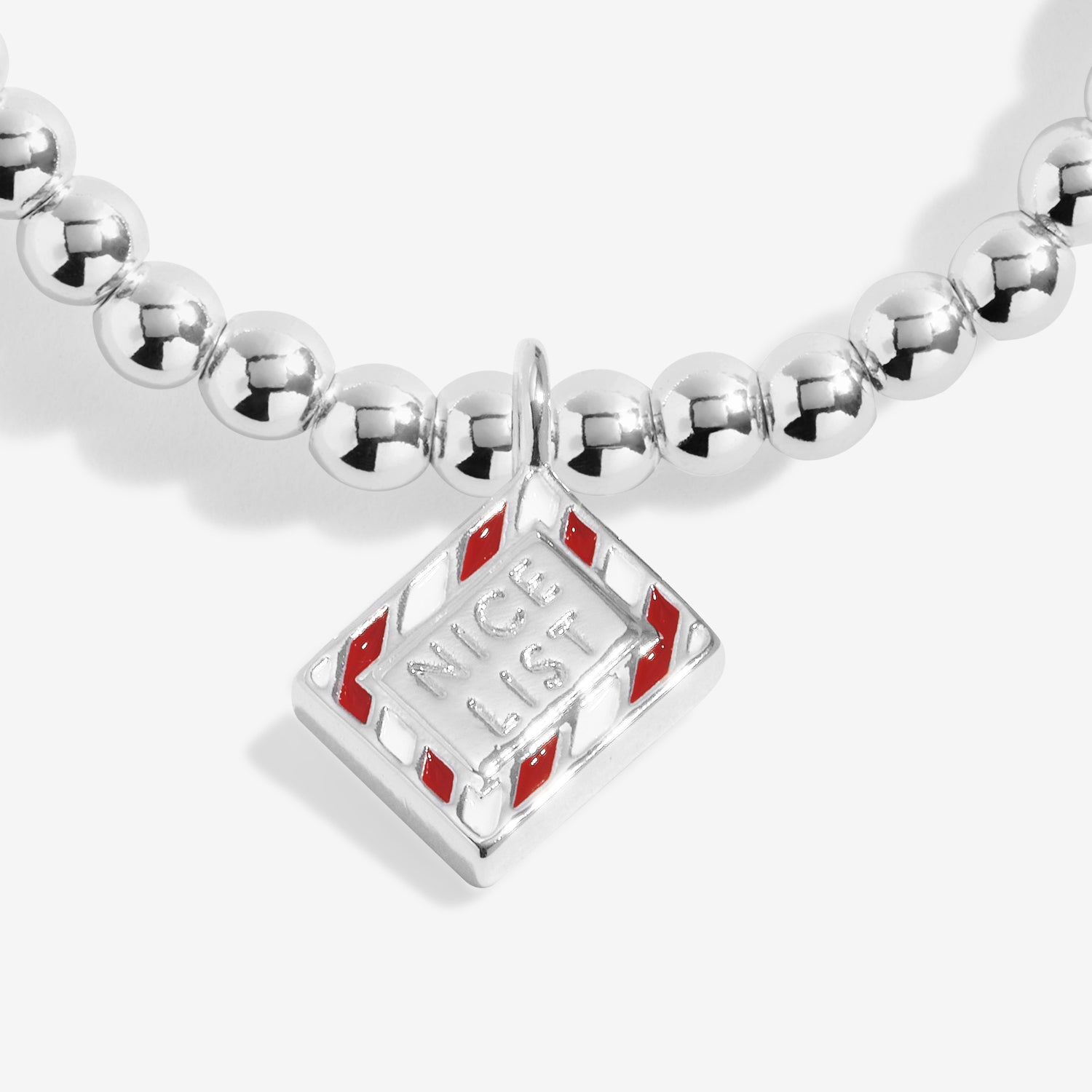 Joma Jewellery Kids' | Love From Santa | You'Re On The Nice List | Silver Plated | Bracelet | 15.5cm Stretch