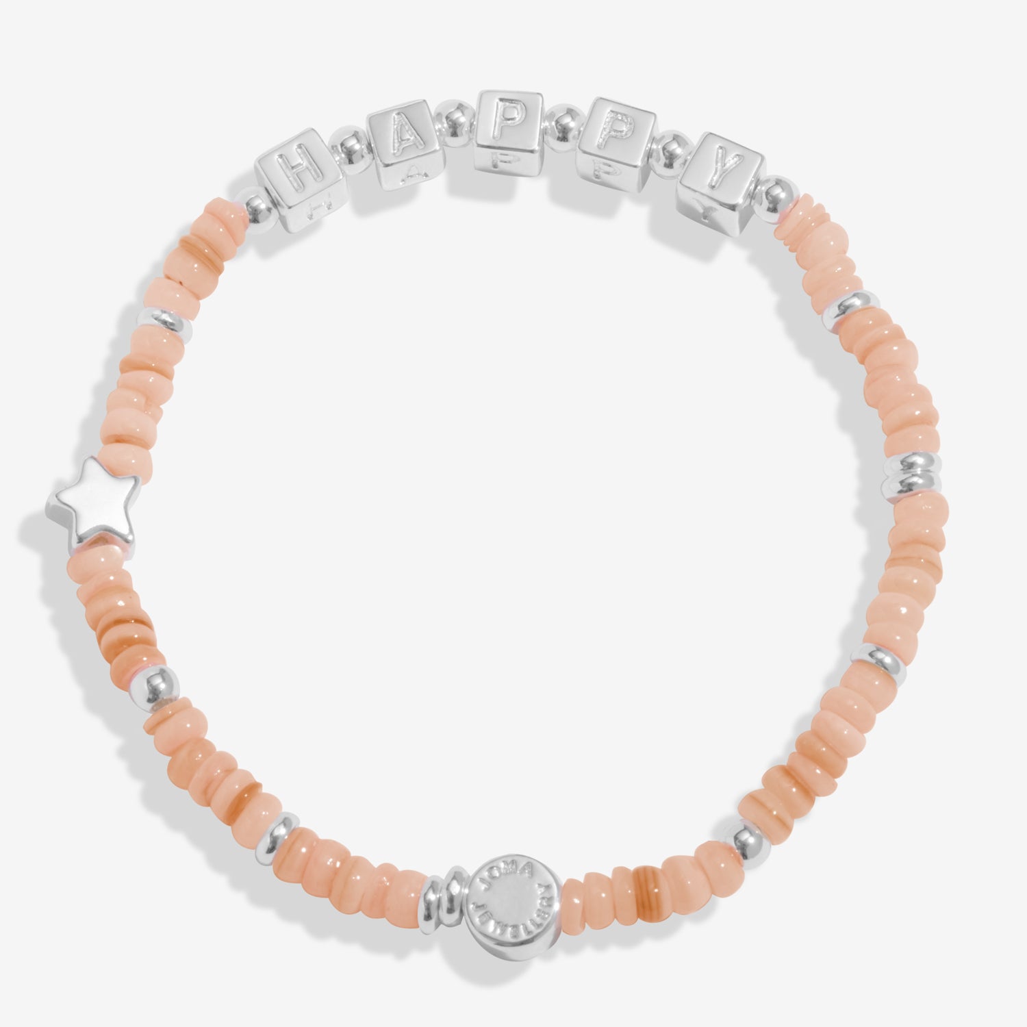 Joma Jewellery Kids' Happy Little Moments | Happy Christmas | Silver Plated | Bracelet | 15.5cm Stretch
