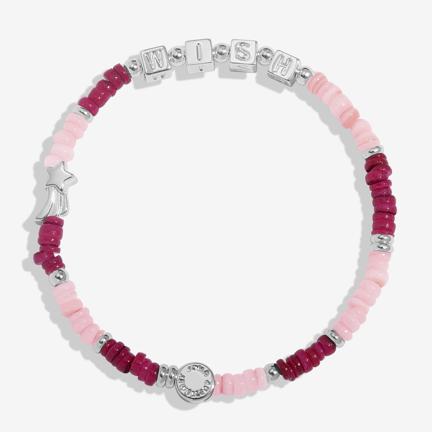 Joma Jewellery Kids' Happy Little Moments | Christmas Wish | Silver Plated | Bracelet | 15.5cm Stretch