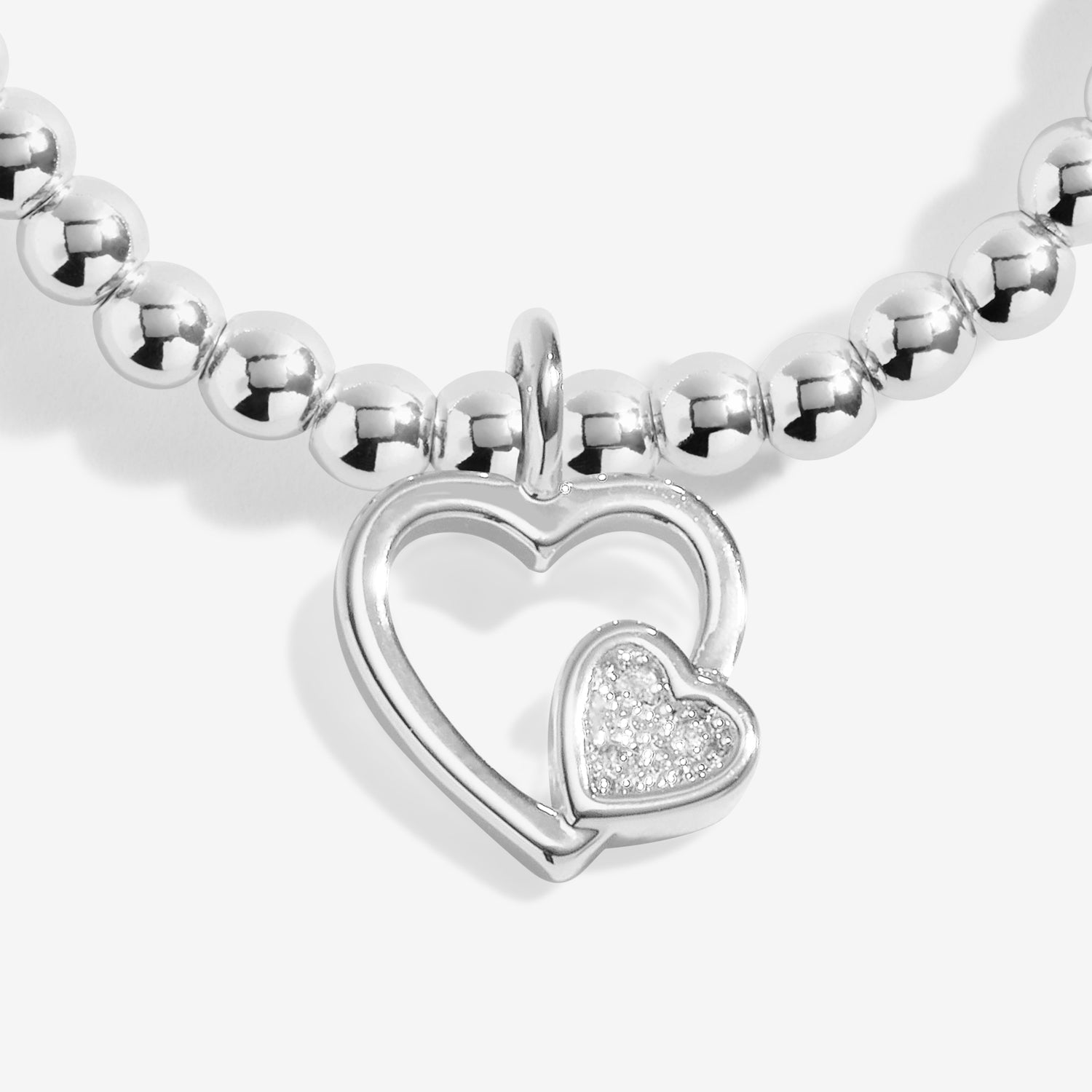 Joma Jewellery Kids' A Little | Happy Birthday Granddaughter | Silver Plated | Bracelet | 15.5cm Stretch