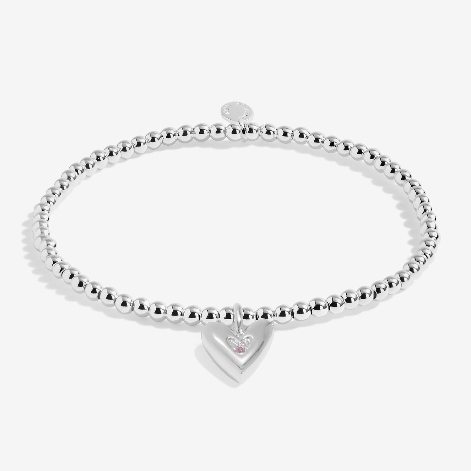 Joma Jewellery Kids' Confetti A Little | Super Sister | Silver Plated | Bracelet | 15.5cm Stretch