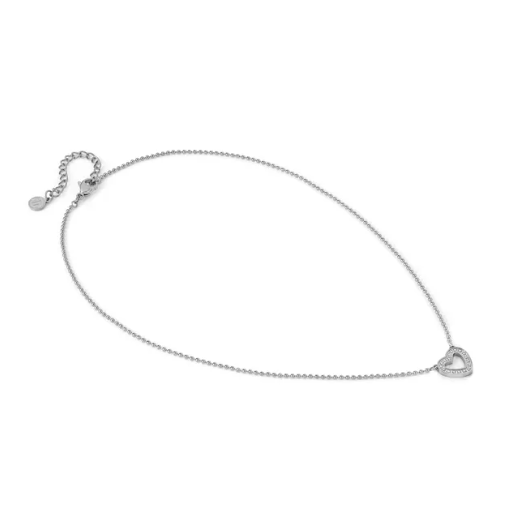 Nomination Italy Necklace SOFFIO D'AMORE necklace in steel and cubic zirconia Heart