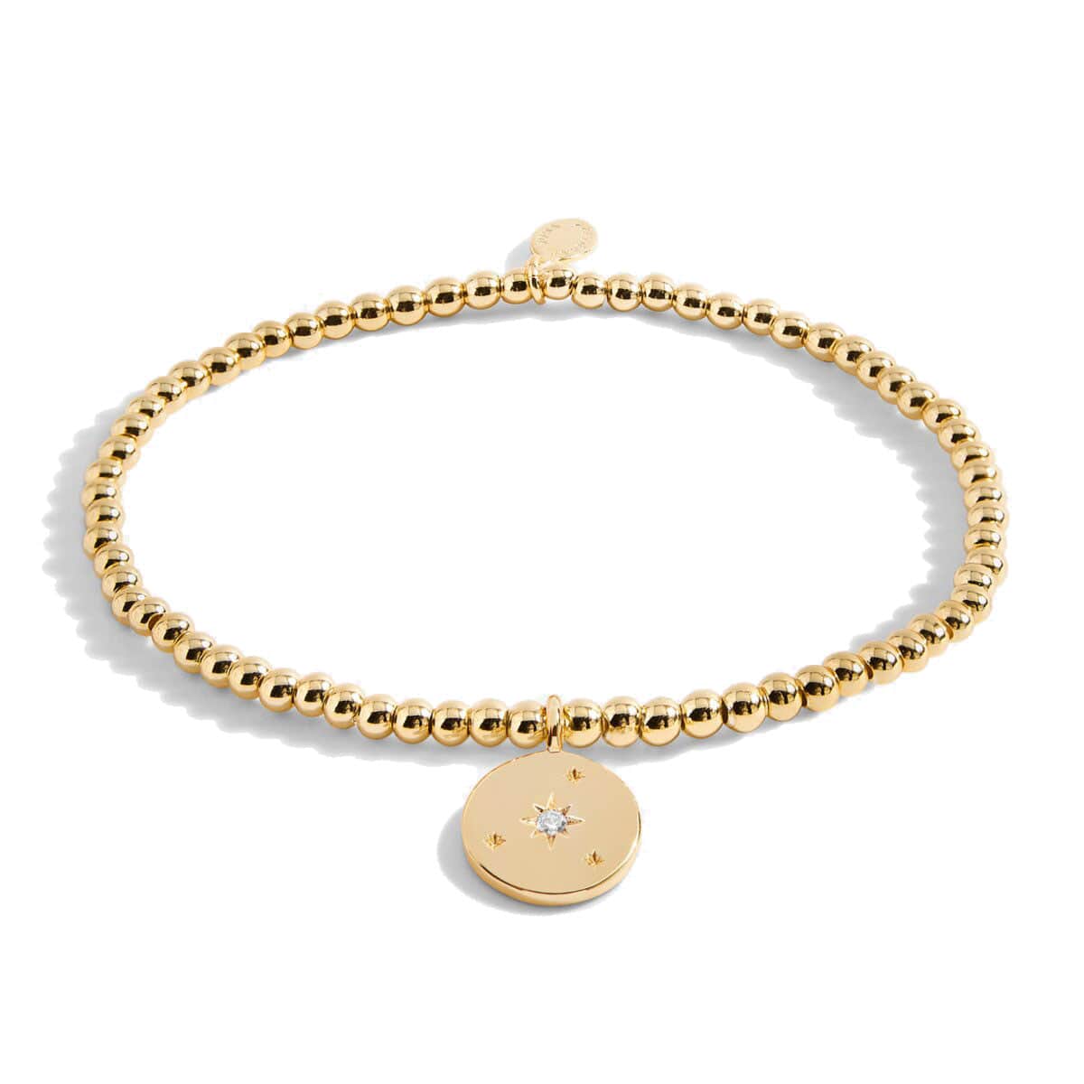 Joma Jewellery Bracelet Joma Jewellery Gold Plated Bracelet - A Little Live in the Moment