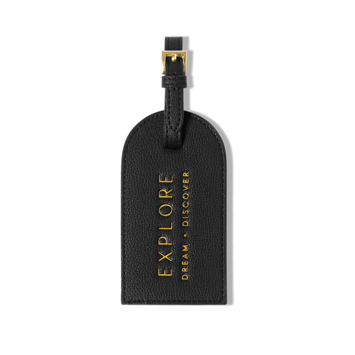 Katie Loxton Travel Accessories Katie Loxton Sentiment Luggage Tag - Off-White/Light Taupe/Black