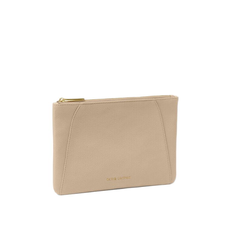 Beige clutch bag from Katie Loxton