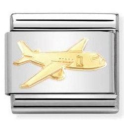 Nomination Italy 030162/75 Classic, steel, 18k gold plane