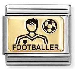 Nomination Italy 030166/47 Classic, 18k gold Man footballer