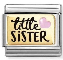Nomination Italy 030289/06 Classic steel, enamel, 18k gold Little Sister