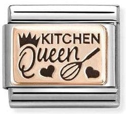 Nomination Italy 430111/23 Classic steel,9k rose gold Kitchen Queen