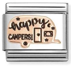 Nomination Italy 430202/22 Classic steel, enamel, 9k rose gold Caravan