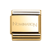 Nomination Italy Base Bracelet 30001/008 Gold Coloured Single link Only available with purchase of a charm which will be attached to the base