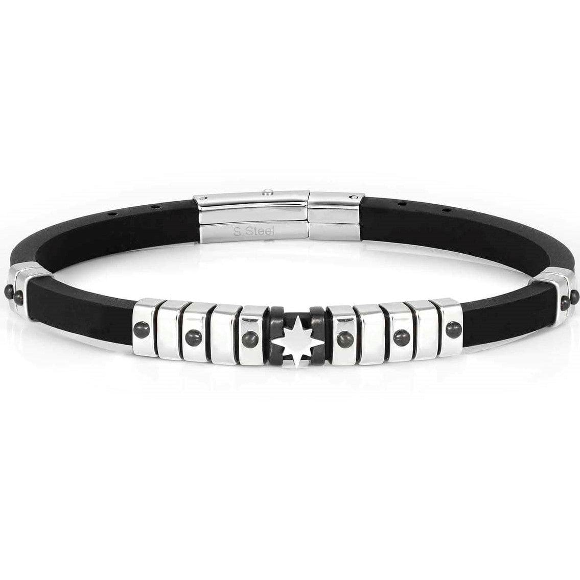 Nomination Italy Bracelet CITY bracelet,steel,rubber Wind Rose 028813/014