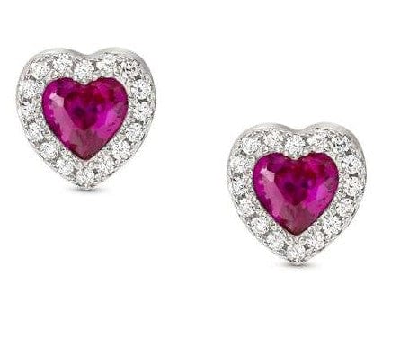 Nomination Italy Earrings ALLMYLOVE earrings 925 silver,CZ, RED 240304/006
