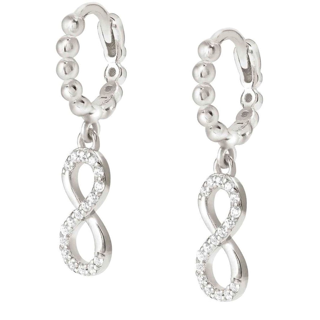 Nomination Italy Earrings LOVECLOUD earrings in 925 sterling silver and CIRCLE cz Infinity Silver