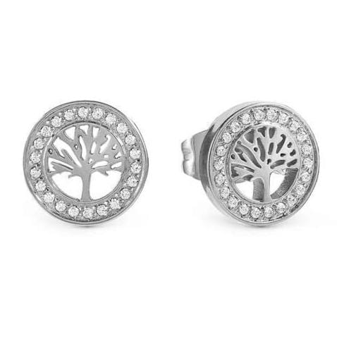 Nomination Italy earrings SOFFIO D'AMORE earrings in steel and cubic zirconia Tree life