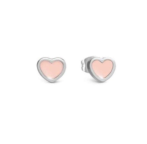 Nomination Italy EMOSFERE earrings in steel and enamel Pink heart