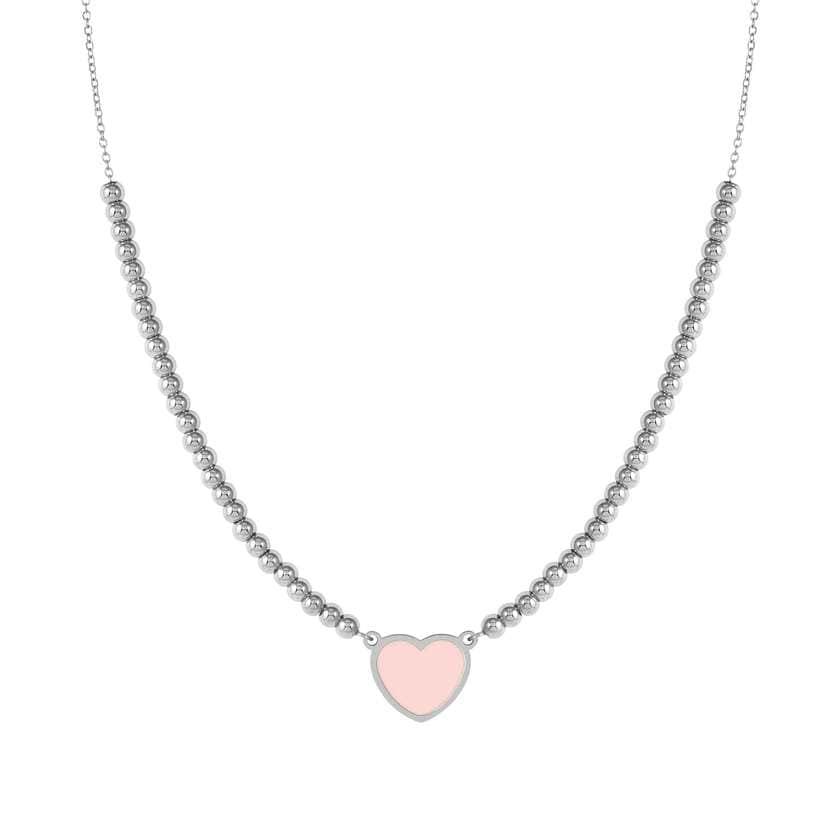 Nomination Italy EMOSFERE necklace in steel and enamel Pink heart