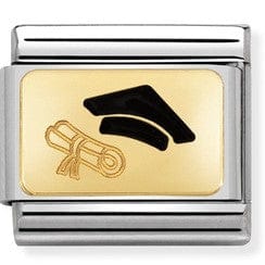 Nomination Italy Link 030284/27 Classic yellow Gold & Enamel Graduation