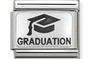 Nomination Italy Link 330109/02 CLASSIC SILVER OXIDIZED GRADUATION WITH HAT