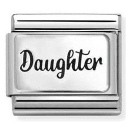 Nomination Italy Link 330111/43 Classic PLATES steel and 925 silver Daughter