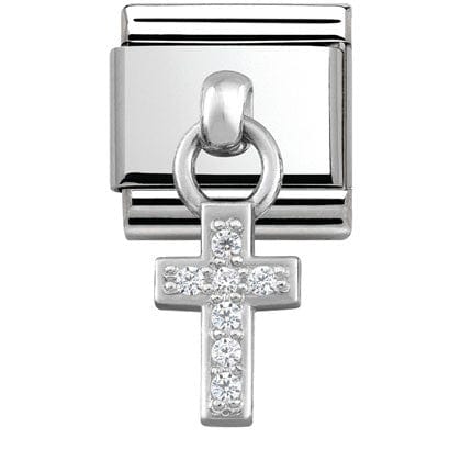 Nomination Italy Link 331800/04 Classic CHARMS stainless steel and silver 925 Cross