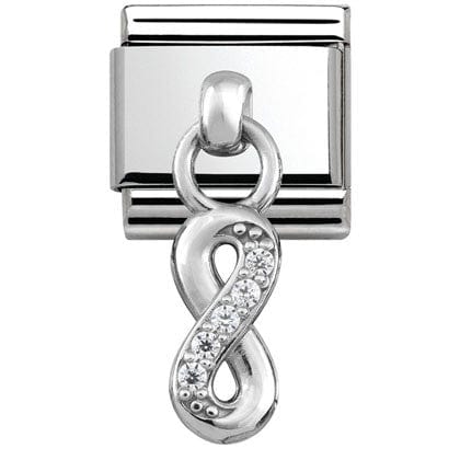 Nomination Italy Link 331800/10 Classic CHARMS stainless steel and silver 925 (10_Infinity)
