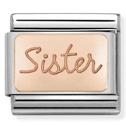 Nomination Italy Link 430101/38 Classic Bonded Rose Gold SISTER