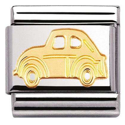 Nomination Italy Links 030108/05 Classic S/Steel,bonded yellow gold Car