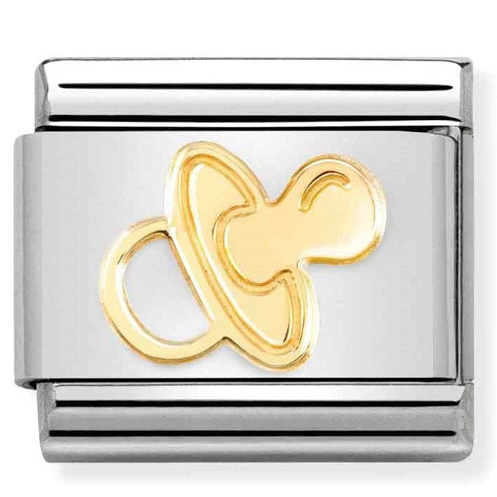 Nomination Italy Links 030162/70 Classic SYMBOLS and steel and 18k gold Dummy