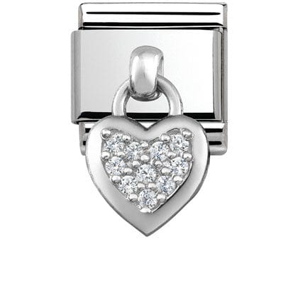 Nomination Italy Links 331800/ 01 Classic CHARMS stainless steel and silver 925 Heart