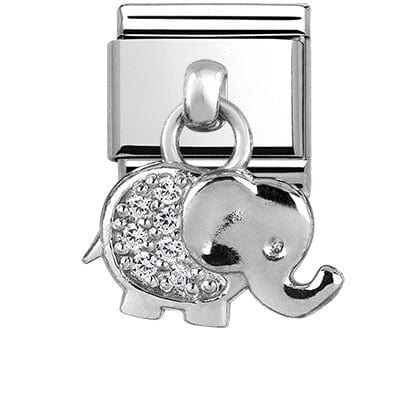 Nomination Italy Links 331800/17 Classic CHARMS S/steel silver 925 Elephant