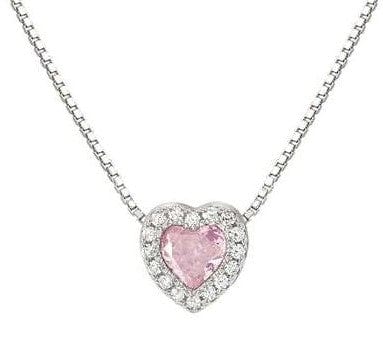 Nomination Italy Necklace ALLMYLOVE necklace, 925 silver,CZ PINK 240302/002