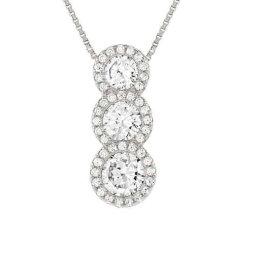 Nomination Italy Necklace SEIDIVINA necklace in 925 sterling silver (RICH) and cubic zirconia Silver
