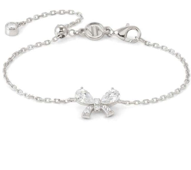 Nomination Italy SHINE ME UP bracelet in 925 silver and cubic zirconia White Bow
